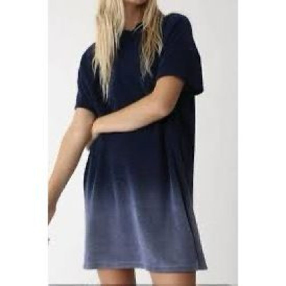 New ELECTRIC & ROSE BAXTER TSHIRT DRESS IN TERRY
